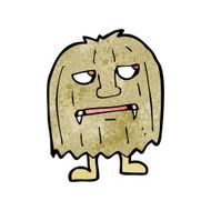 Cartoon Hairy Monster N34
