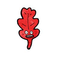 red leaf cartoon character N10