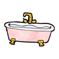cartoon bath of water N2