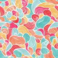 Seamless abstract hand-drawn pattern N9