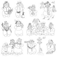 Snowman Christmas Set