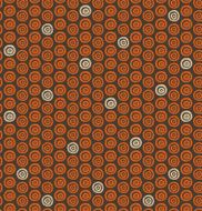 Ethnic natural pattern with circles Ornamental native background