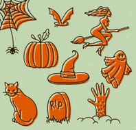 Halloween Doodles N9