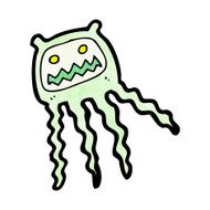 Cartoon Jellyfish N120