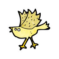 Cartoon Bird N558