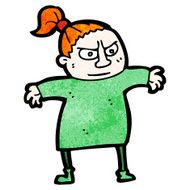 cartoon mean woman N18
