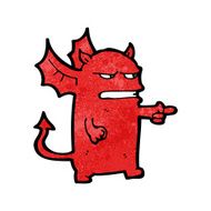 cartoon little devil N153