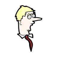 cartoon ugly man N10