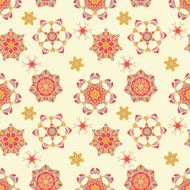 Vintage floral seamless pattern N6