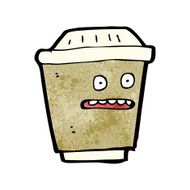 Cartoon Take Out Coffee N4