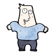 cartoon man with no worries N19