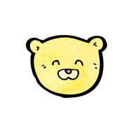 Teddy Bear Head Cartoon N6