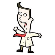carton excited businessman N2