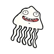 Cartoon Jellyfish N121