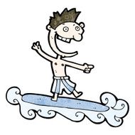 Cartoon Surfer N6