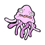 Cartoon Jellyfish N122