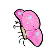 Cartoon Butterfly N129