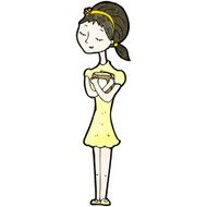Cartoon Girl With Books N5