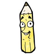 Pencil Cartoon Character N20