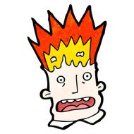 Cartoon Exploding Head N7