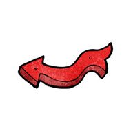 cartoon pointing arrow N12