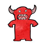 cartoon little devil N154