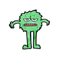 cartoon angry little monster N2