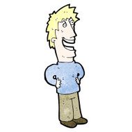 cartoon laughing man N50