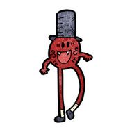 cartoon dancing monster N13