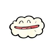 grinning cloud cartoon N2