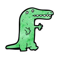 Cartoon Alligator N30