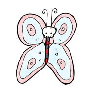 Cartoon Butterfly N130