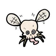 cartoon spooky fly N2