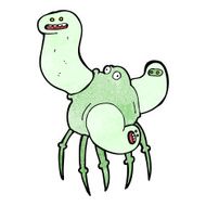 cartoon funny monster N12