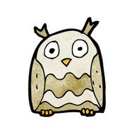 Cartoon Owl N216