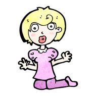 cartoon medieval girl N3