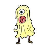 cartoon weird monster N7