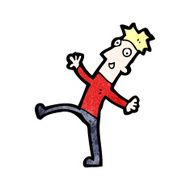 happy cartoon man N20