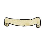 cartoon scroll banner N27