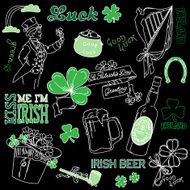 Saint Patrick&#039;s Day doodles