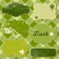 Set of vector frames St patrick&#039;s Day