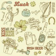 Saint Patrick&#039;s Day doodle