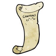cartoon scroll contract N6