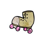 cartoon roller boot N11
