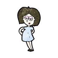 cartoon pregnant woman N38