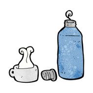 cartoon hot drinks flask N2