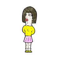cartoon manly woman N7