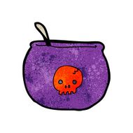 cartoon spooky cauldron N8