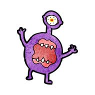 cartoon alien monster N52