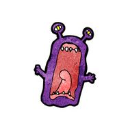 cartoon alien monster N55